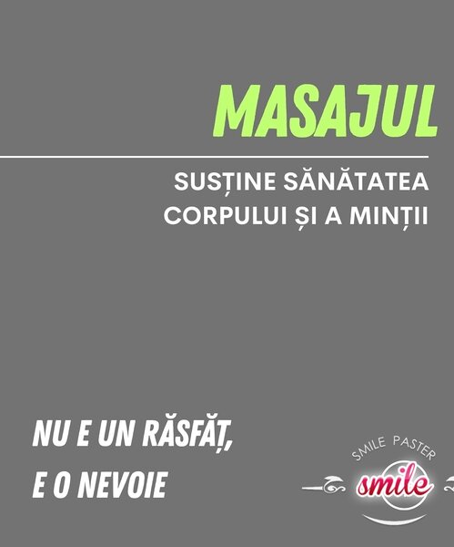 Masaj la domiciliul tau! Massage at your home!